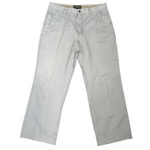 Mountain Khakis Mens 36x30 Original Mountain Pant Relaxed Straight Khaki Gray